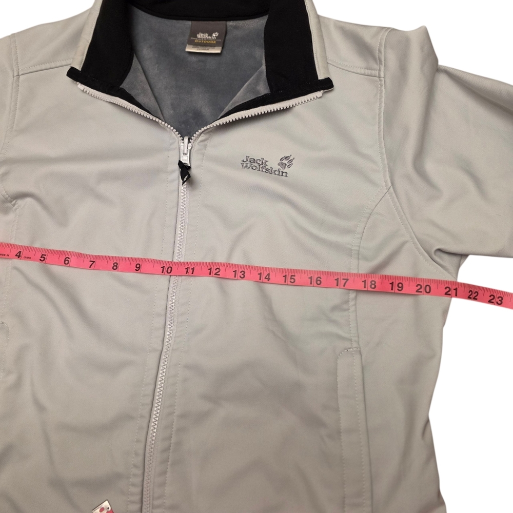 Jack Wolfskin Women's Light Gray Jacket Size L - Picture 8 of 13